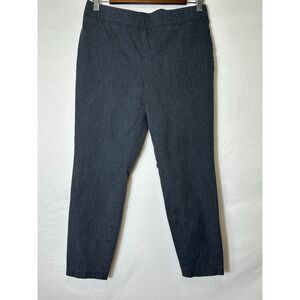 Talbots Women's Charcoal Cotton Blend Bi-Stretch Pull-On Skinny Ankle Pant SZ 6P